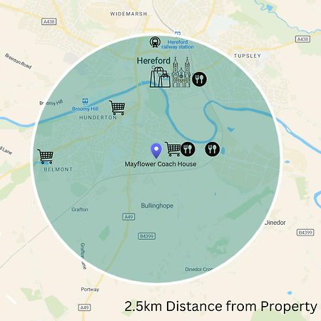 Hereford - Mayflower Coach House, Modern 2 Bedroom Property With Parking, Located South Of Hereford City, Suitable For Small Family, Couple Or Contractors - Sleeps Up To 5 Guests - Hosted By Rentmyhouse Luaran gambar